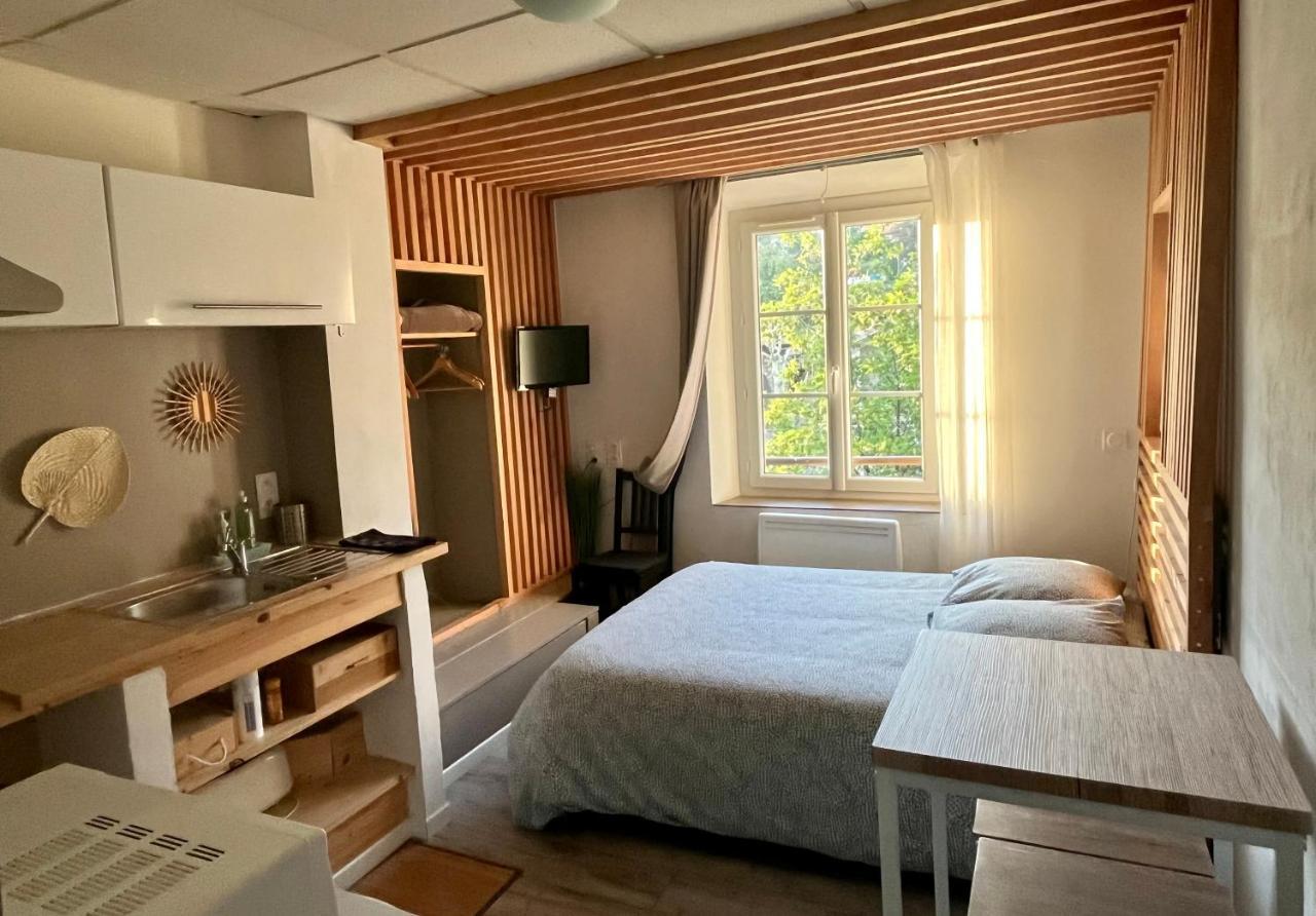 Les Glycines, Charmant Studio Au Calme Dans Batisse De Maitre Proche Du Centre Ville Parking Gratuit 디뉴레뱅 외부 사진